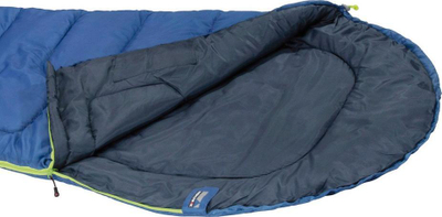 Thes fjetje High Peak Action 250 mummy, për 2 sezone, 190 cm, blu