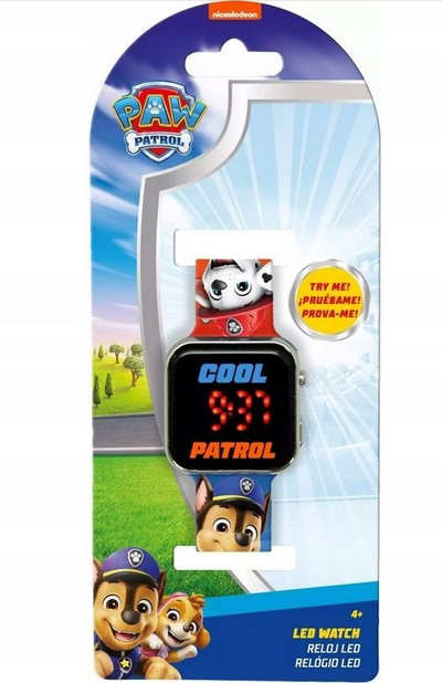 Orë dore për kalamoj Paw Patrol LED, ekran LED, shumëngjyrëshe