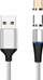 Kabllo USB PremiumCord KU2M1FGI, microUSB dhe USB C, 1 m, bardh e zi