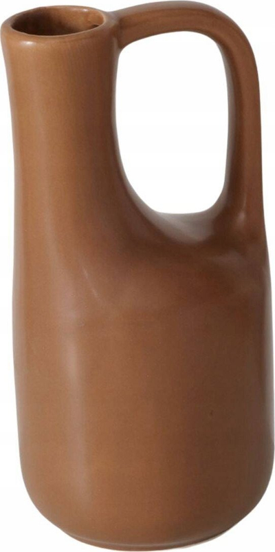 Vazo dekorative Boltze Mirosa, qeramikë, 18cm, kafe e errët