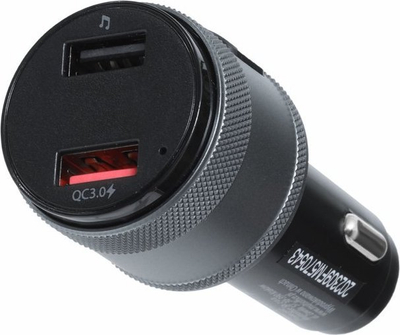 Transmetues FM për makinë ART FM-57, Bluetooth 4.2, 2x USB QC 3.0, i zi