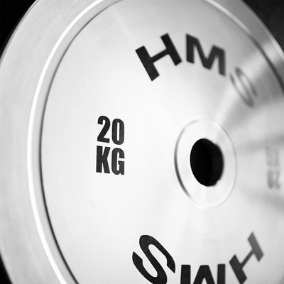Disk peshe olimpik HMS TOS200, pllakë çeliku e kalibruar, vrimë 50mm, e zezë