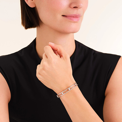 Byzylyk për femra Rosefield JB4CS-J1175, i argjendtë