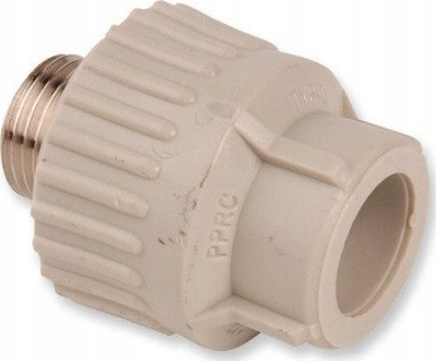 Fiting polipropileni Sigma-Li ZZ4054, 40 mm x 5/4", gri