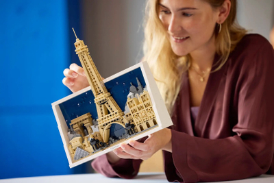 Set ndërtimi Lego Architecture 21064 Paris City of Love, dekorativ, shumëngjyrësh