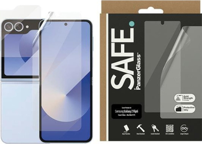 Mbrojtës ekrani SAFE by PanzerGlass Samsung Galaxy Z Flip6, xham dhe film, transparent