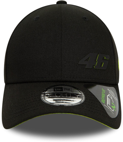 Kapele VR46 Racing New Era Repreve 9FORTY, për të rritur, e zezë