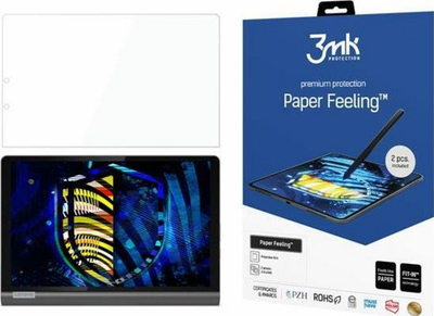 Xham mbrojtës 3MK Paper Feeling për Lenovo Yoga Smart Tab 10.1", 2 copë 