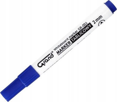 Marker për tabelë Grand GR-003, dry wipe, majë 2-3mm, blu