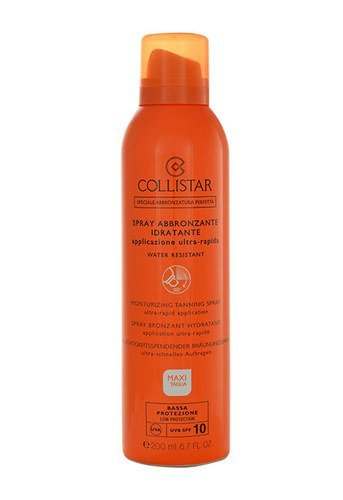 Spray për trup Collistar Moisturizing Tanning, 200 ml, SPF 10