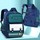 Çantë shpine për shkollë School Backpack Satchel, 30L, me çantë për këpucë, najlon