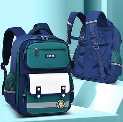 Çantë shpine për shkollë School Backpack Satchel, 30L, me çantë për këpucë, najlon