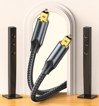 Kabllo optike audio Vention BAVBJ, 5m, lidhje digjitale, e zezë