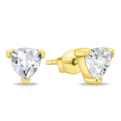 Set bizhuteri për femra Brilio Silver SET242Y, qafore + vathë, i artë 