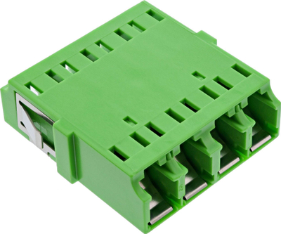 Konektor fibër optike Digitus InLine Quad LC/LC, singlemode, tule qeramike, jeshil