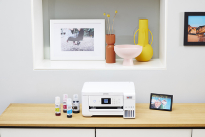 Printer multifunksional Epson EcoTank ET-2856, Inkjet A4, Wi-Fi, i bardhë