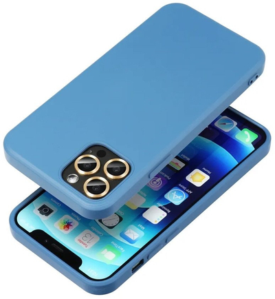 Këllëf silikoni Forcell për Xiaomi Redmi 14C, Soft Touch, blu