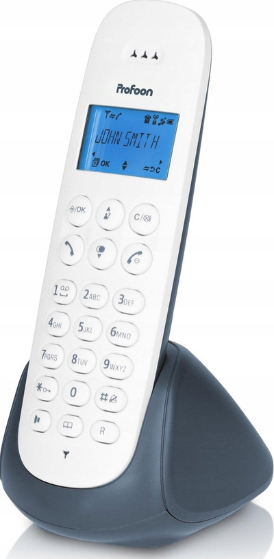 Telefoni fiks pa tela Profoon PDX-300, DECT, me 1 dorezë, i zi