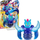 Figurë aksioni Heroes of Goo Jit Zu Galaxy Attack Saturnaut, super elastike, mbushur me Goo me dy ngjyra, blu vjollcë