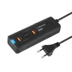 Karikues muri Esperanza EZC109, 60W, 4 porta USB USB C, i zi