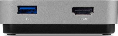Dock udhëtimi OWC Travel Dock, USB C, 100W PD, i hirtë