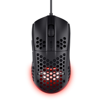 Гејминг глушец Trust GXT 928 Helox, со кабел, 6400 DPI, црн