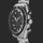 Orë burrash Timex Q Timex 3 Time Zone Chronograph, kuarc, 40mm, e zezë