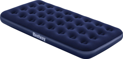 Dyshek ajri Bestway 67001 Twin, 188x99x22 cm, sipërfaqe flokato, blu e errët