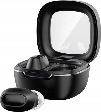 Kufje pa tela Choetech TWS BH-T23, Bluetooth 5.3, me kuti karikimi, të zeza