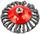 Furçë teli Silver BRUSH 125 CONE, 125mm, montim M14, argjend