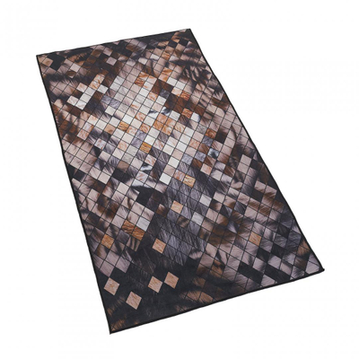 Tapet Heinner Patch Carpet, 70 x 140 cm, 100% poliester, shumëngjyrësh