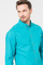 Këmishë casual për meshkuj, përmasa M, ngjyrë turquoise