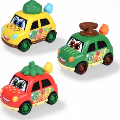 Makina lodër Dickie Toys ABC Fruit Friends, 12 cm, me muzikë, shumëngjyrëshe