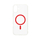 Dviced MagSafe iPhone 16 Clear Case, Red