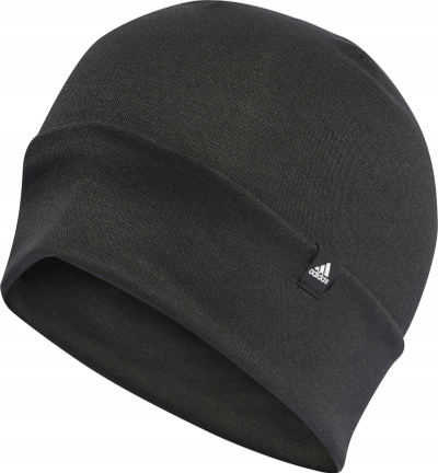 Kapelë beanie Adidas Lightweight Long, për rritur, e zezë