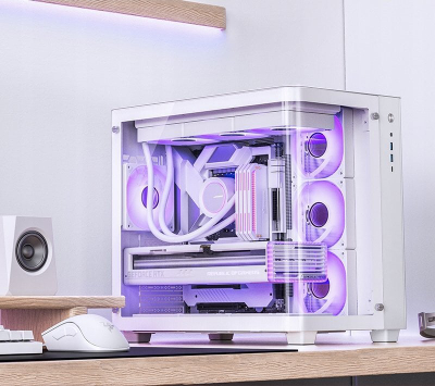 Куќиште за компјутер Jonsbo Jonsbo TK-3 - ATX-Gehuse, wei, Full Tower