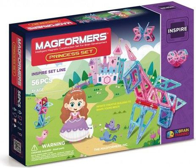 Blloqe ndërtimi Magformers (8244), 56 elemente, shumëngjyrëshe