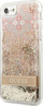 Kapak telefoni Guess Glitter, për iPhone SE 2022 SE 2020 7 8, plastik, ngjyrë ari