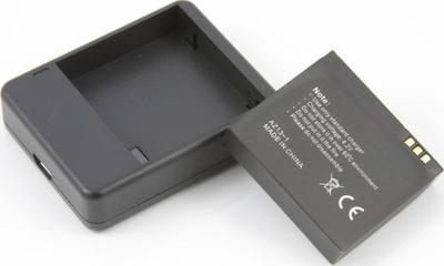 Karikues USB për bateri XREC për Xiaomi Yi AZ13-1, i vogël në përmasa, me dritë tregon karikimin