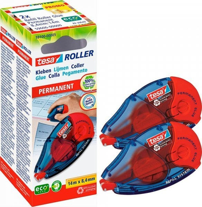 Rimbushje për roller ngjitës Tesa EcoLogo 59606, 8.4 mm, 14 m, paketim me 2 copë