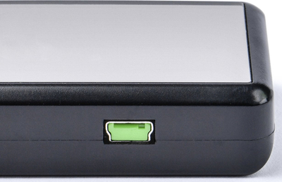 Bllokues porte Mini USB B Smart Keeper MiniMini, set me 10 copa, jeshile