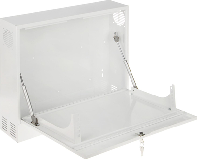 Kabinet muri rack Zvesn CR19-2U-130-W Oceflex, 19", 2U, i bardhë
