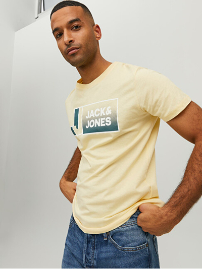 Maicë Jack&Jones JCOLOGAN Standard Fit 12228078 Pale Banana