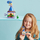 Lodër ndërtimi LEGO Disney 43214 Rapunzel, set që rrotullohet, 5+, vjollcë