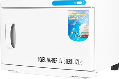 Ngrohës profesional peshqirësh me sterilizues UV C, kapacitet 16L, i bardhë
