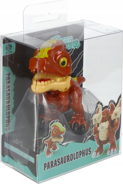 Lodër dinosaur 2 në 1 Robot MIX, që kthehet, set me figura, shumëngjyrëshe