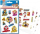 Tatuazhe të përkohshme për fëmijë Dodo Paw Patrol MIX, set dizajnesh, shumëngjyrëshe