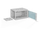 Kabinet rrjeti Alantec 19 Shelf 6U, 600x450mm, rack 19", gri