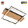 Ndriçues Briloner LED 14 W, 1400 lm, 3000 K, 34×26×6cm, i zi/kafe