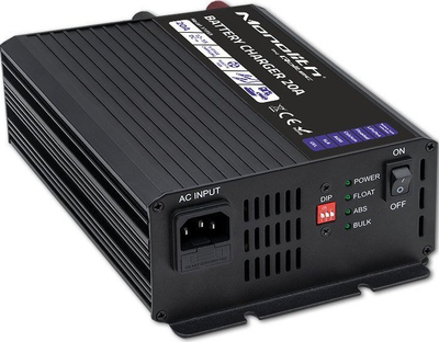 Karikues baterie Qoltec Intelligent Monolith, 20A, 12V, gri